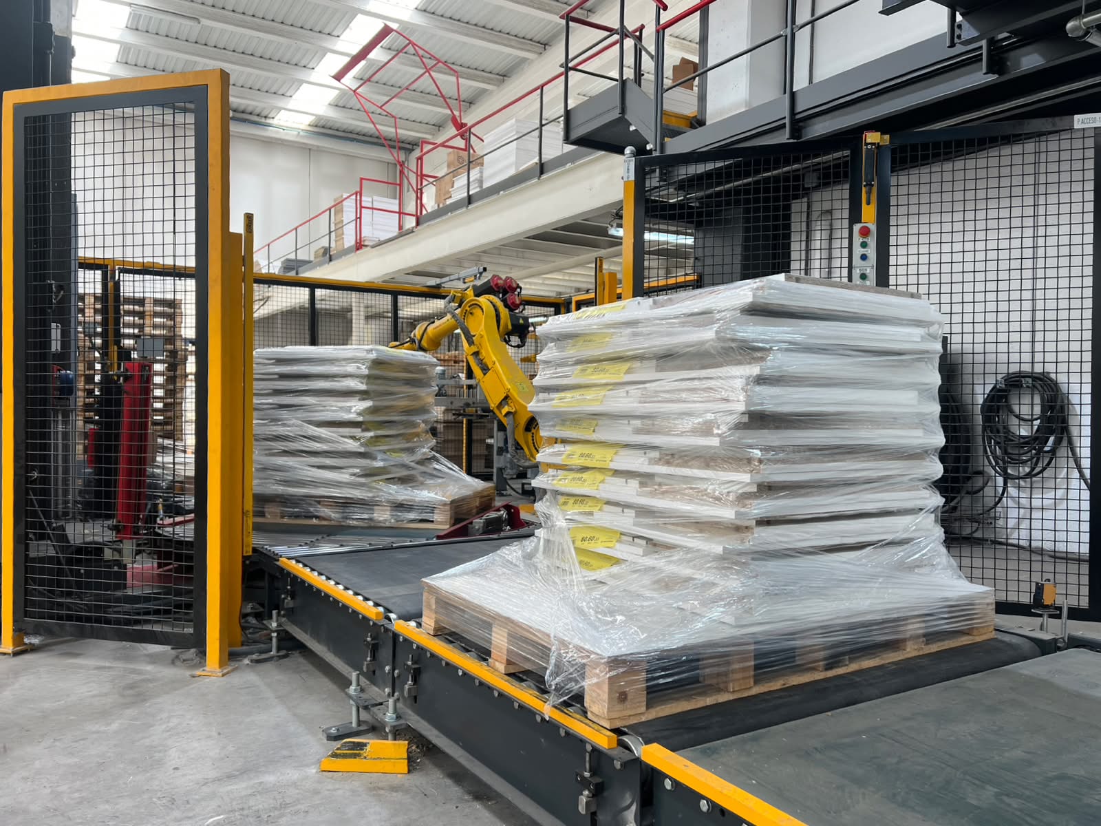 Célula robótica FANUC de paletizado